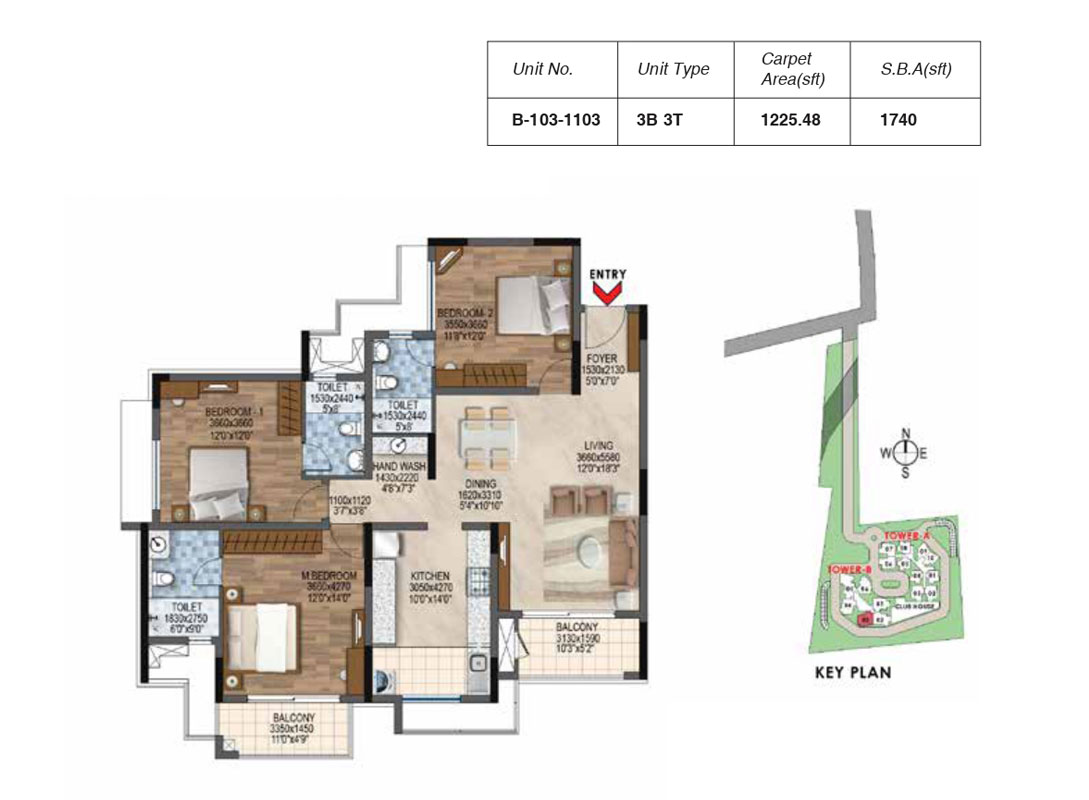 Bollineni Astra At Kogilu Bangalore North Floor Plan