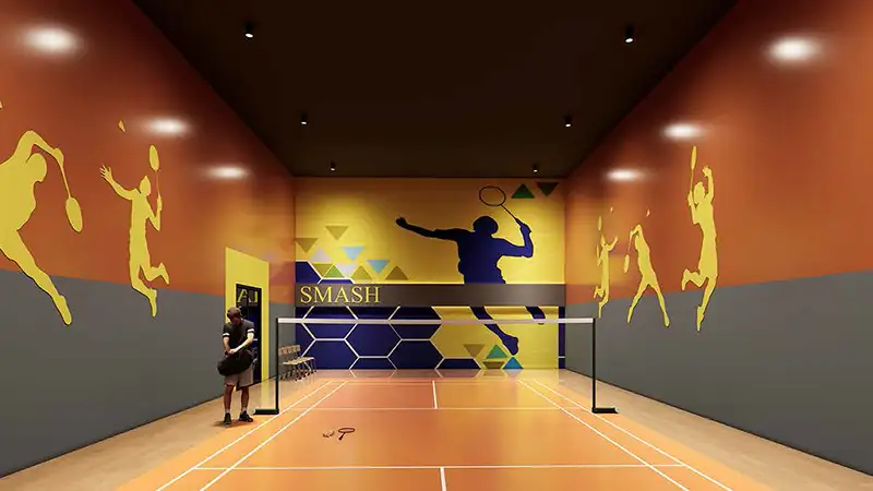 Indoor Badminton Court
