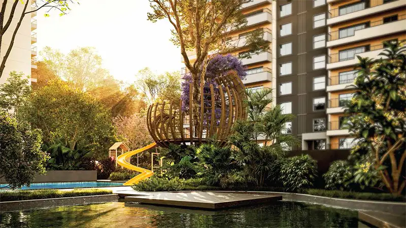 Kids Pool With Birds Nest Slide