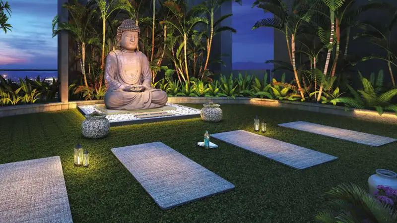 Yoga Deck with Meditation Area