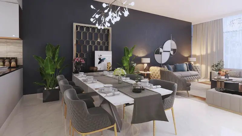 Dining & Living Area