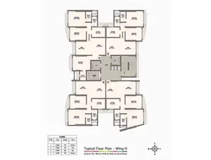 Wing N, Type 3 BHK