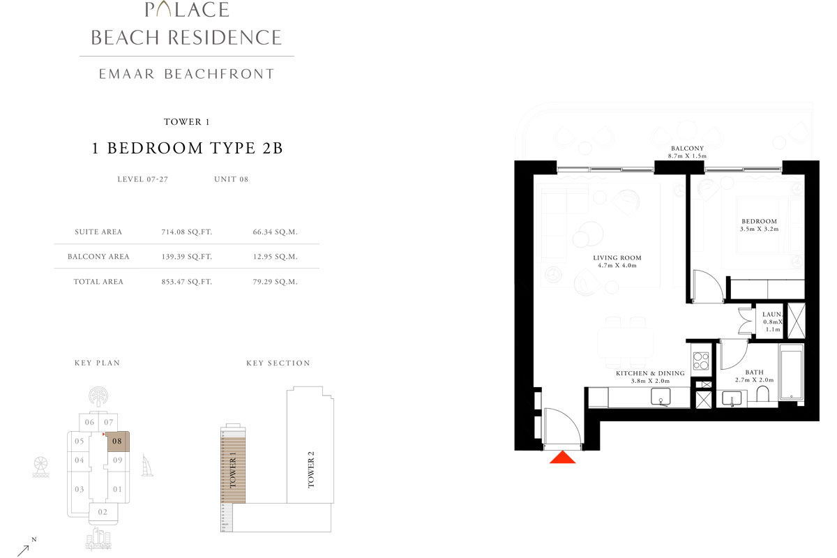 Type 2B, Level 7-27, Unit 8