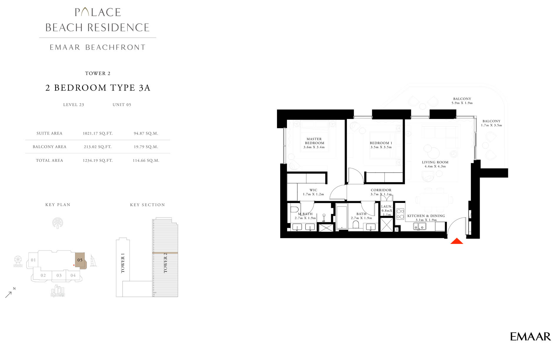 Type 3A, Unit 5, Level 23