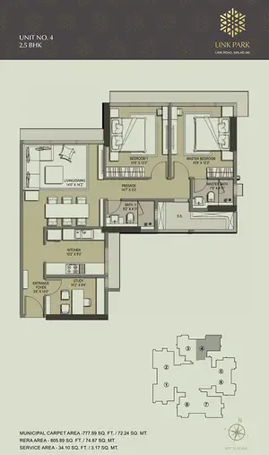 Unit No-4, 2.5 BHK