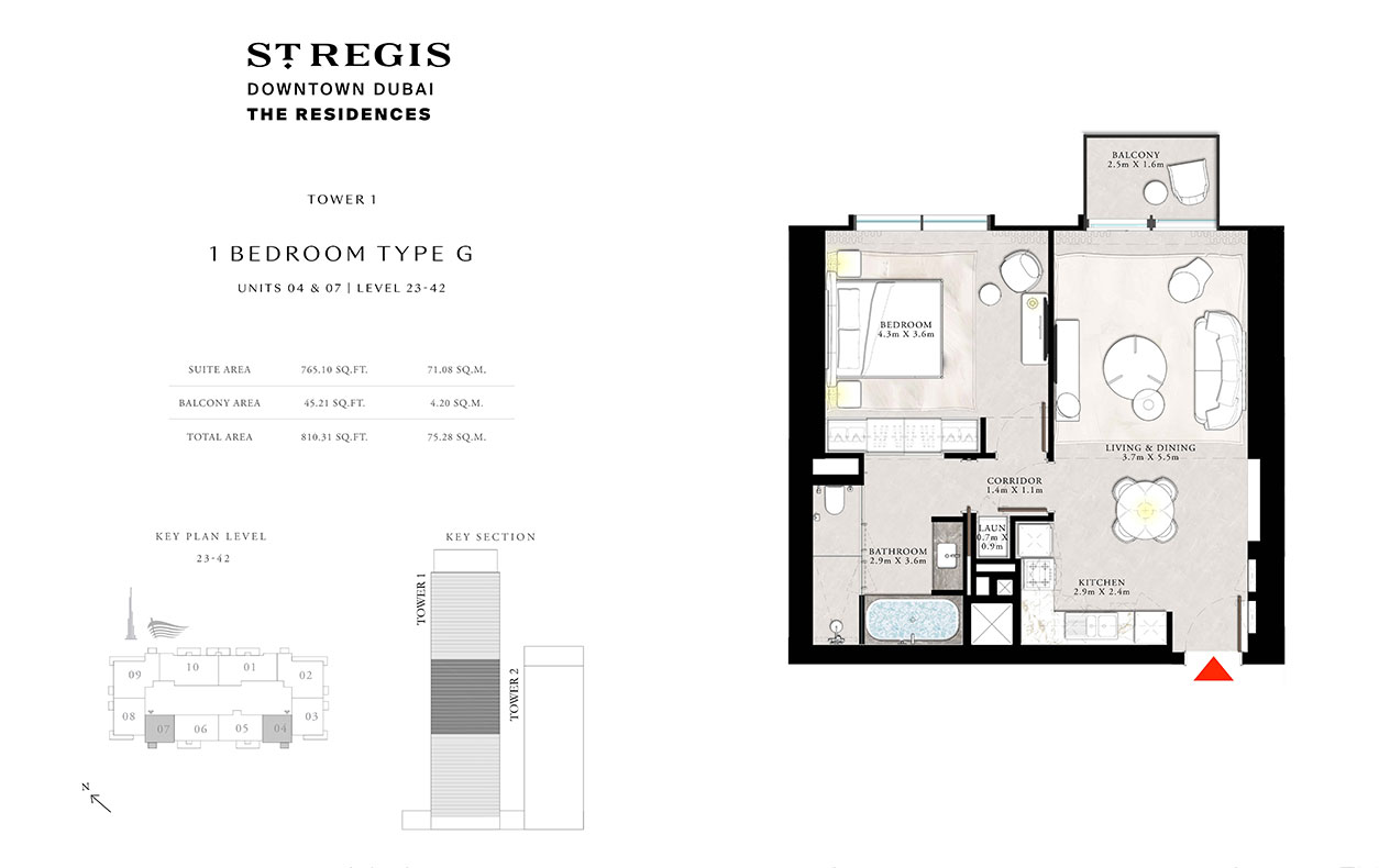 St. Regis Residences Floor Plans | Emaar Properties