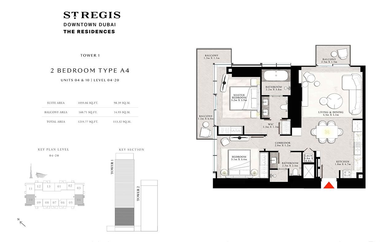 Type A4, Unit 04 & 10, Level 04-20