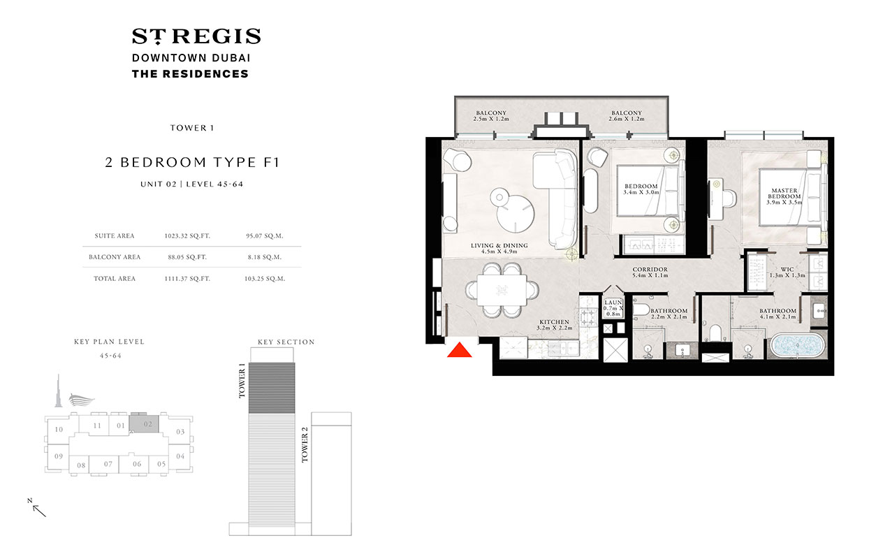 Type F1, Unit 02, Level 45-64