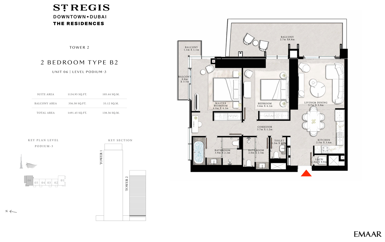 Type B2, Unit 06, Level Podium-3