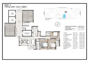 Wing C, Typical Unit, Flat 3