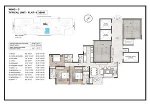 Wing C, Typical Unit, Flat 4