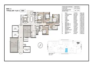 Wing A, Typical Unit, Flat 2