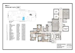 Wing A, Typical Unit, Flat 4