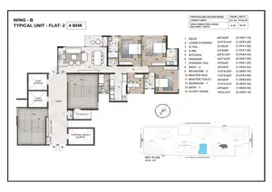 Wing B, Typical Unit, Flat 2