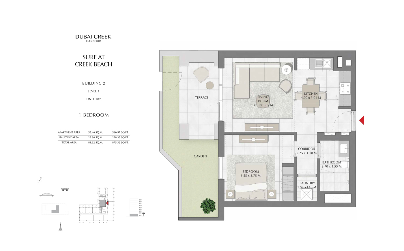 Level 1, Unit 102
