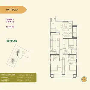 3 BHK D, T2-04 (R)