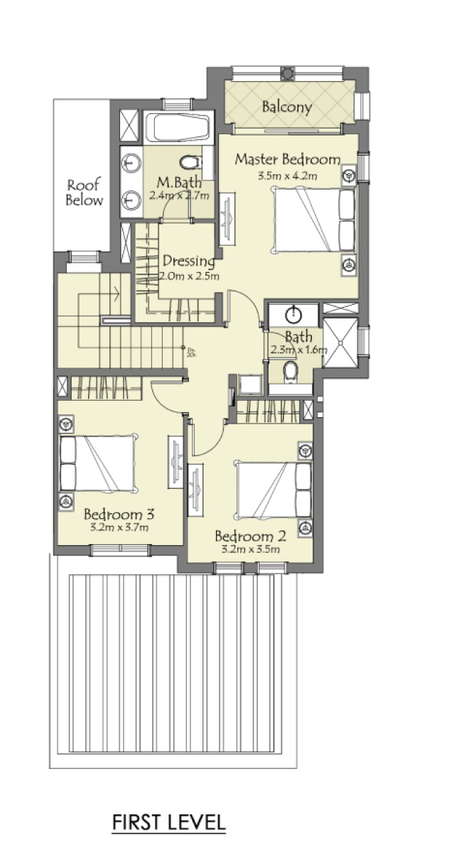 Type B, 3 Bedroom+Maid-Townhouse-FL