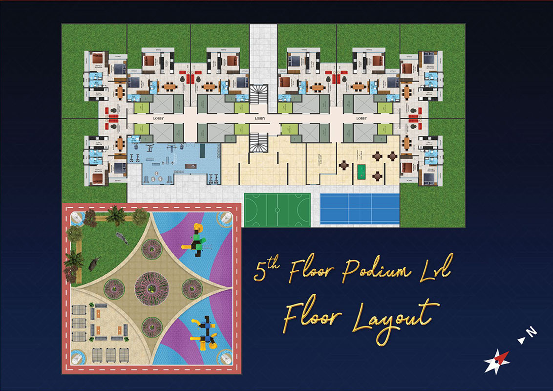 5th Floor Polium Floor Layout