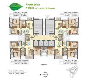 2 BHK, Tower 10, Silver Oak