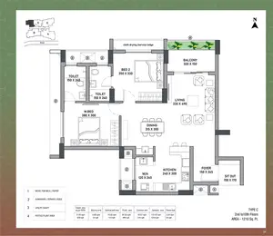 Type C, 2nd to 10th Floors