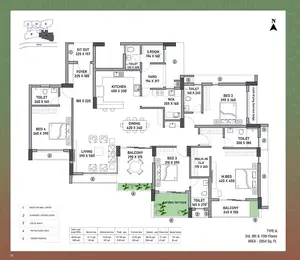 Type A, 3rd, 8th & 15th Floors