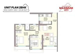 Unit Plan 2 BHK