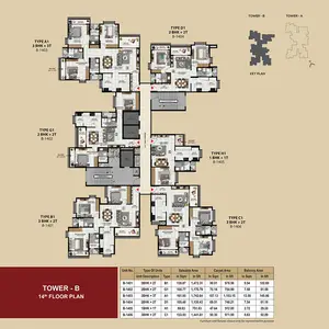 14th Floor Plan