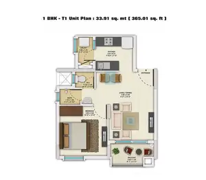 1BHK-T1