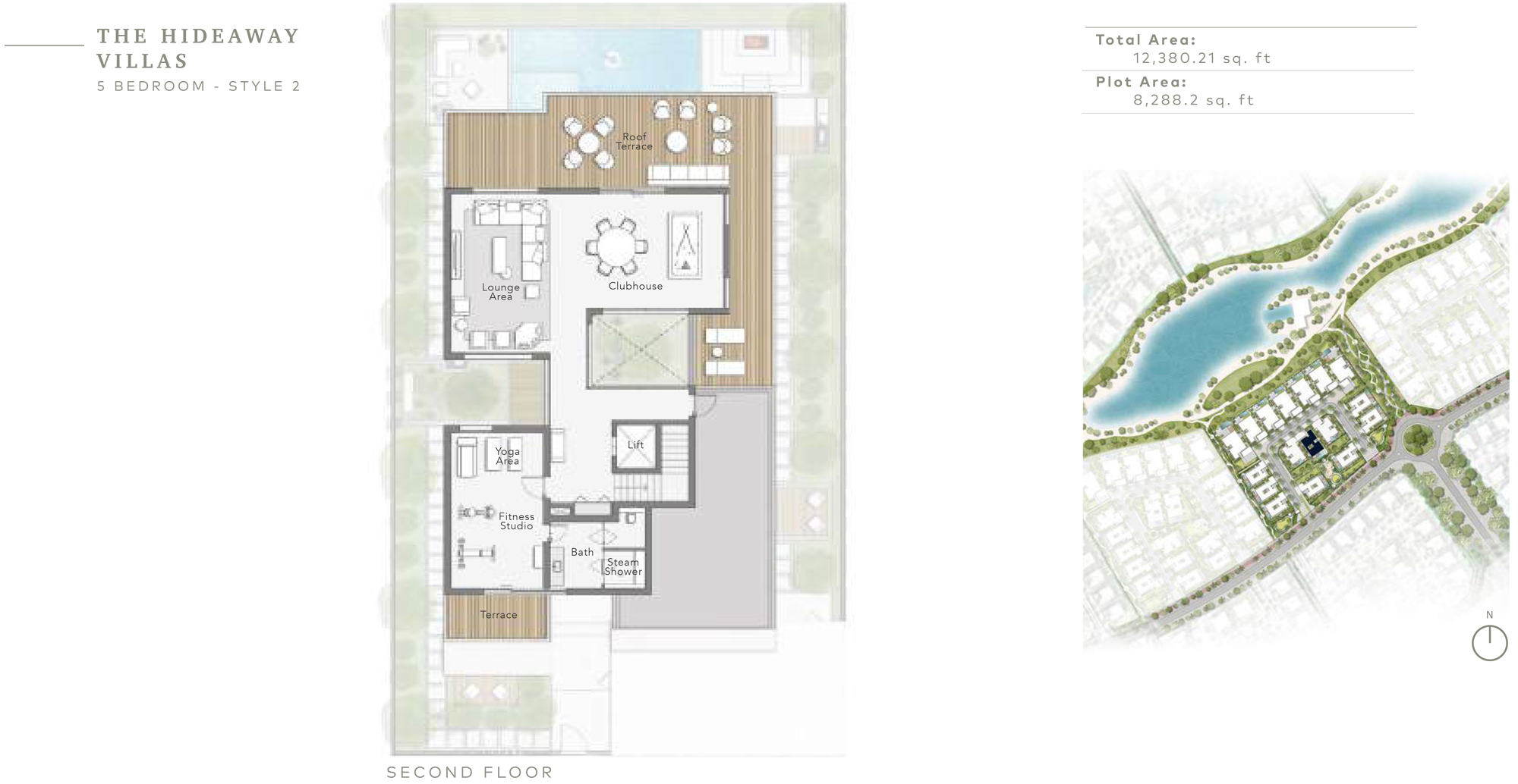 The Hideaway Villas, Style 2, Second Floor