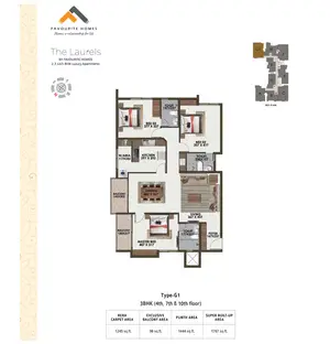 Type G1, 4th, 7th & 10th Floor
