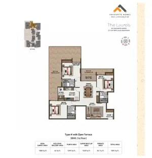 Type H, 1st Floor