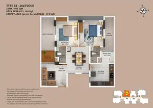 Type B1, 2nd Floor