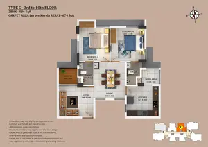 Type C, 3rd To 10th Floor