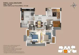 Type G, 3rd To 10th Floor