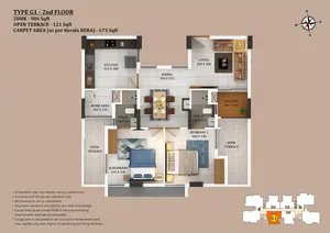 Type G1, 2nd Floor