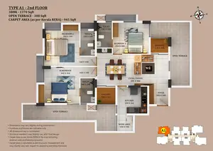 Type A1, 2nd Floor