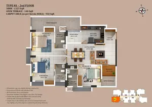 Type H1, 2nd Floor