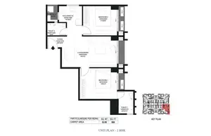 Unit Plan - 2 BHK