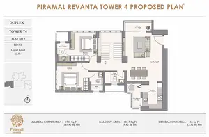 Tower T4, Flat No 5, Lower level (L0)