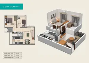 2 BHK Comfort