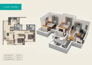 2 BHK Grand