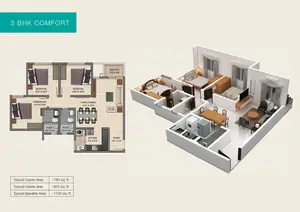 3 BHK Comfort