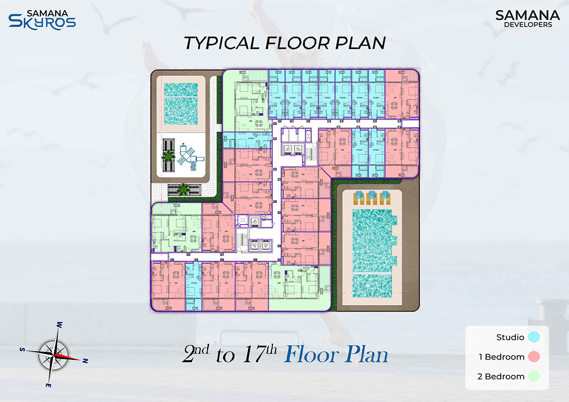 2nd to 17th Floor