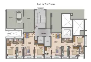 2nd to 7th Floors