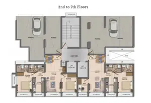 2nd to 7th Floors