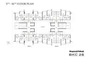 5th-16th Floor Plan