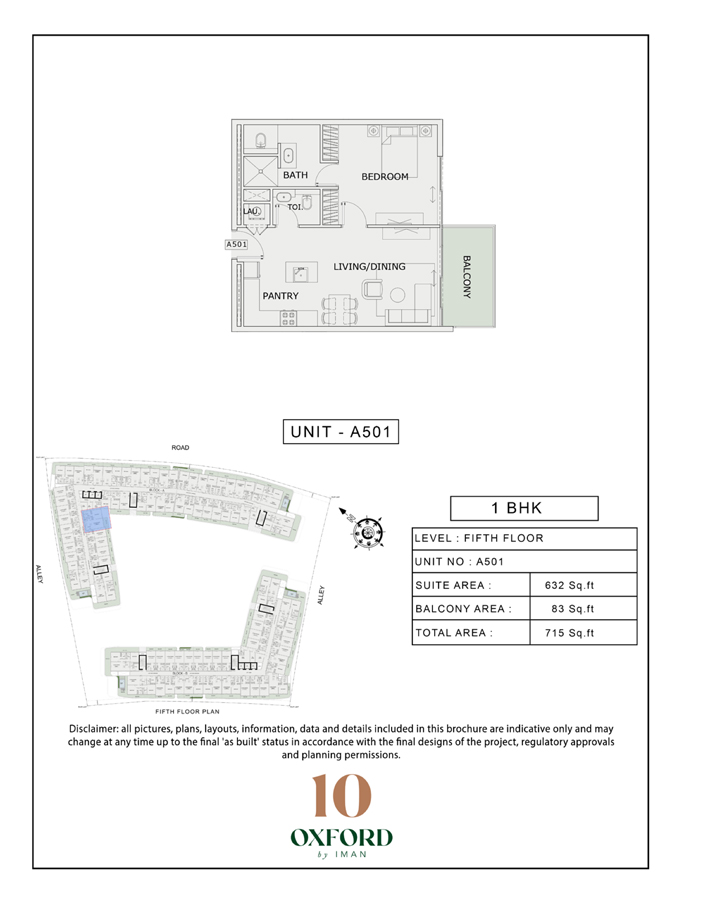Unit-A501, Level-5th Floor