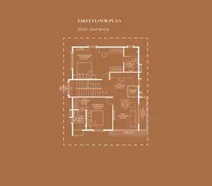 First Floor Plan, 10x12-East Facing