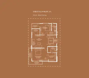 First Floor Plan, 10x15-West Facing