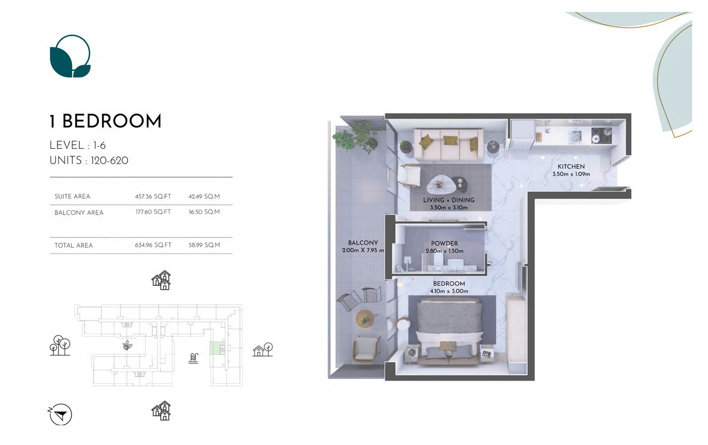 Level 1-6, Unit 120-620